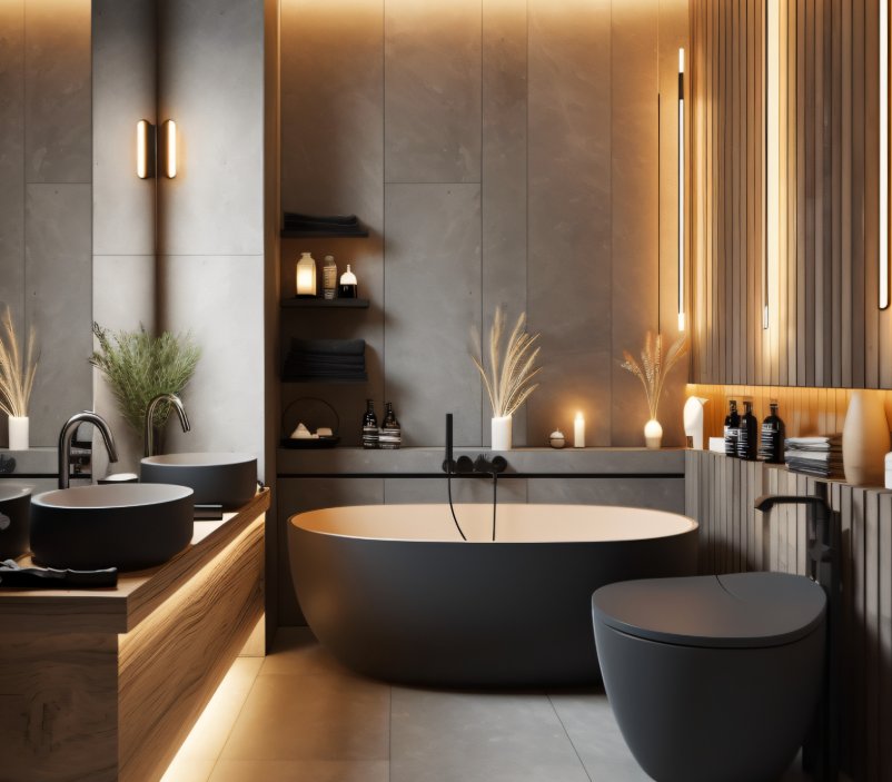 Luxury bathroom tile Edmonton